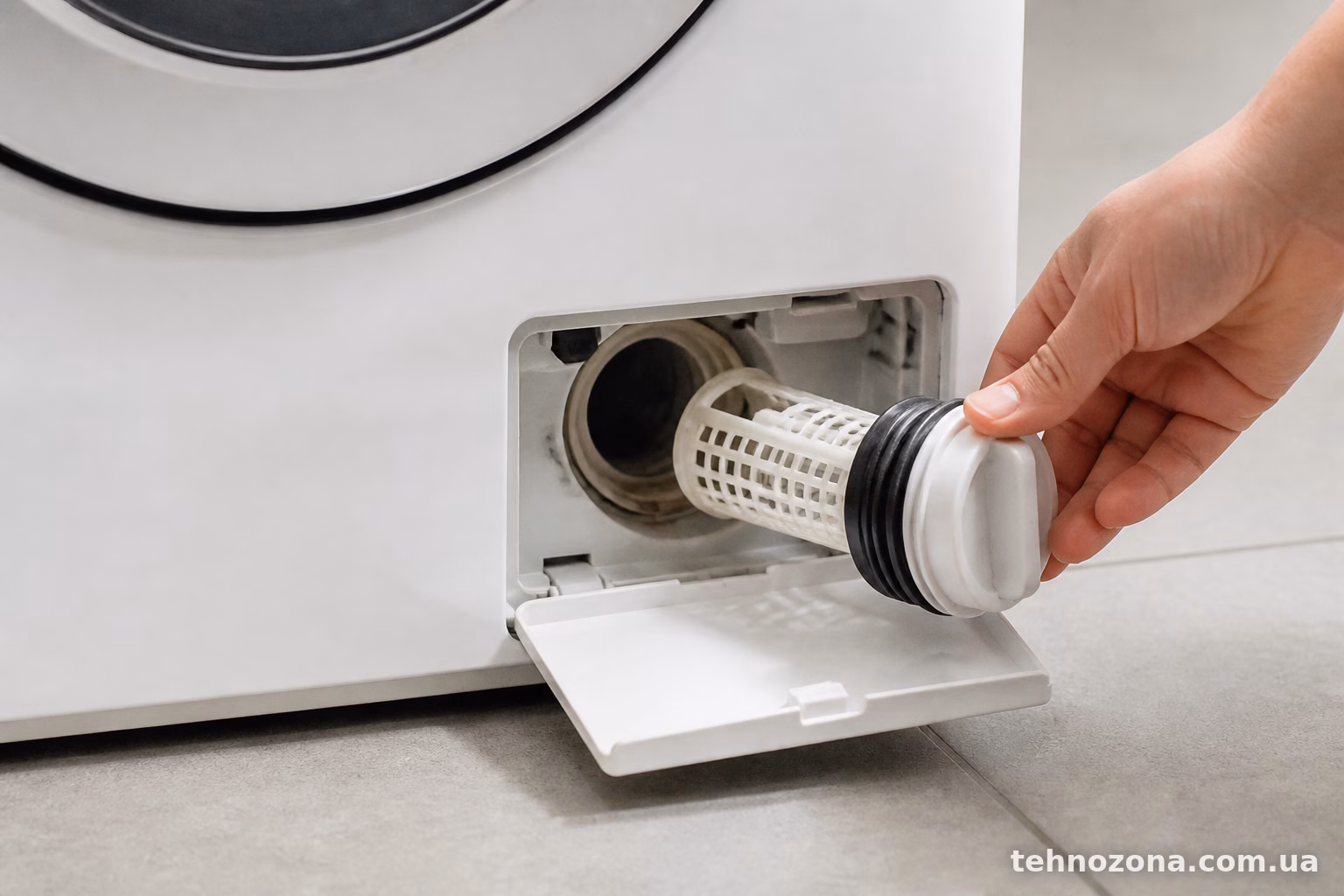 Як почистити фільтр пральної машини Bosch WLZ24200